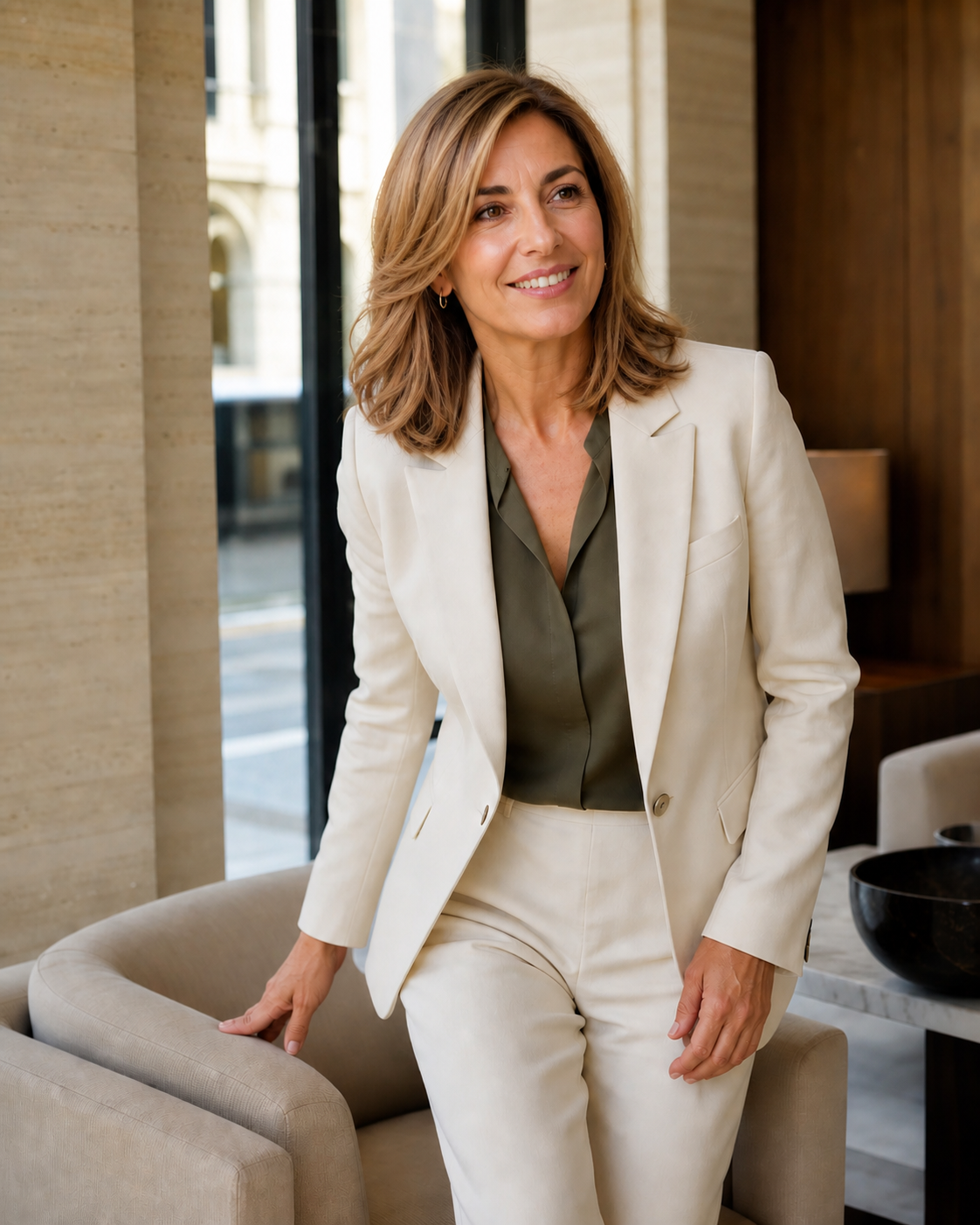Milano Couture 30 — Topper Donna in Capelli Veri — Cioccolato Crema Radicato — 10/27/20R+Root8