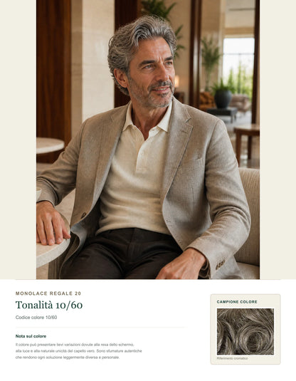 Monolace Regale 20 — Sistema Capillare Uomo — scheda colore 10/60